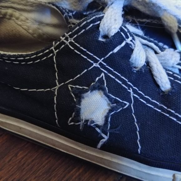 Converse Black One Stars Sneakers Kids Infant sz 7 Gently Used  Style M88 - Picture 5 of 7